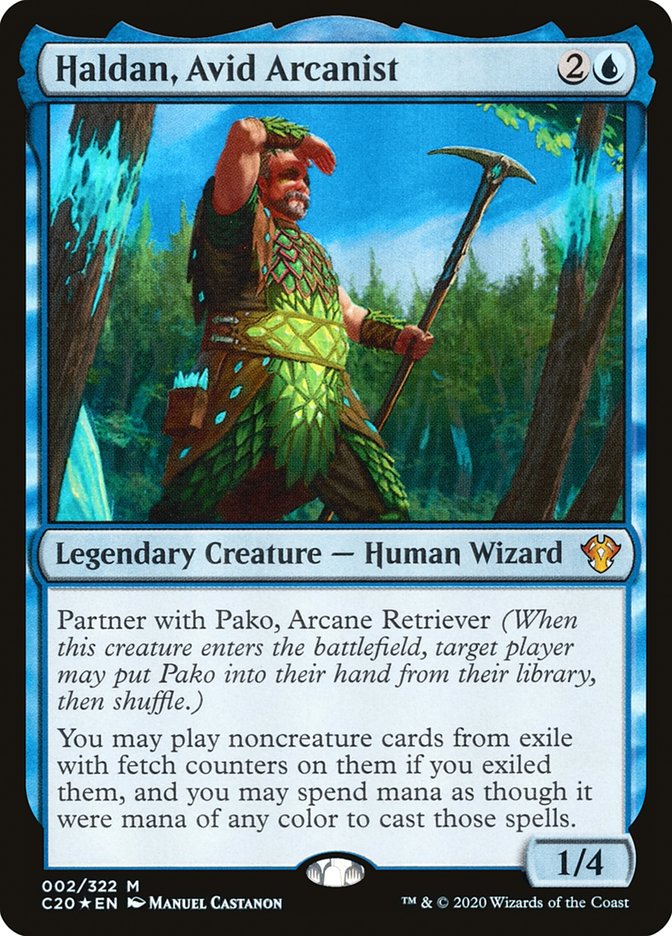 Haldan, arcaniste avide [Commander 2020]