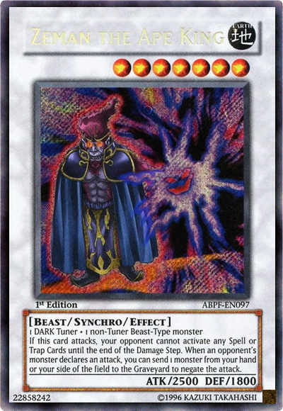 Zeman le Roi des Singes [ABPF-EN097] Secret Rare