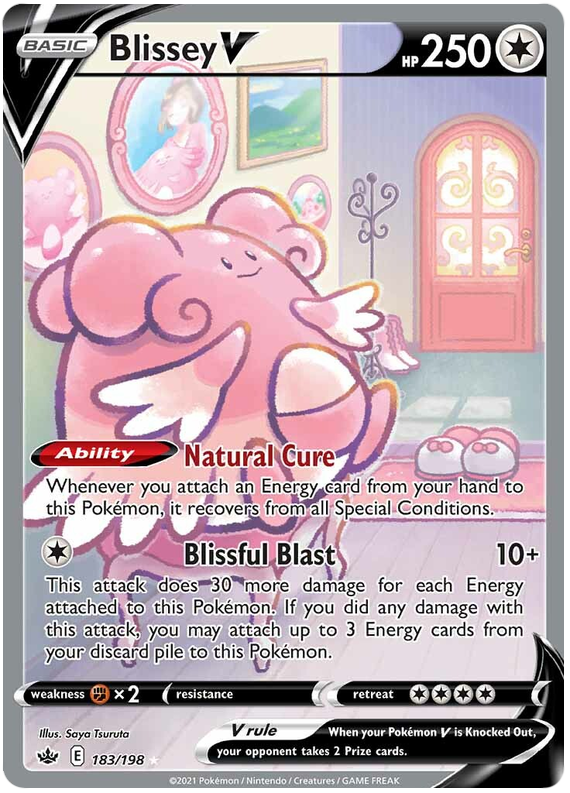 Blissey V (183/198) [Espada y Escudo: Reinado Helado]