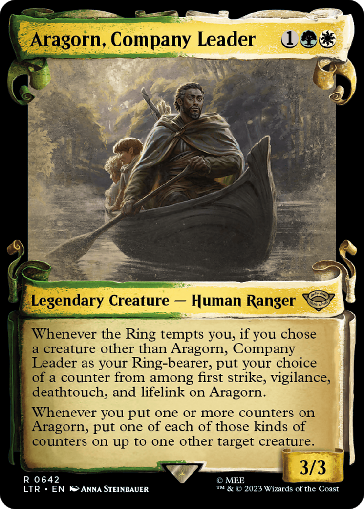 Aragorn, chef de la Compagnie [Magic: Le Seigneur des Anneaux : Contes de la Terre du Milieu - Parchemins d'exposition]