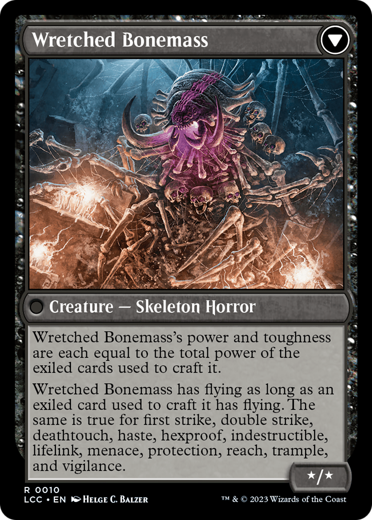 Autel des réprouvés // Étal osseux répugnant [Commander Les cavernes oubliées d'Ixalan]