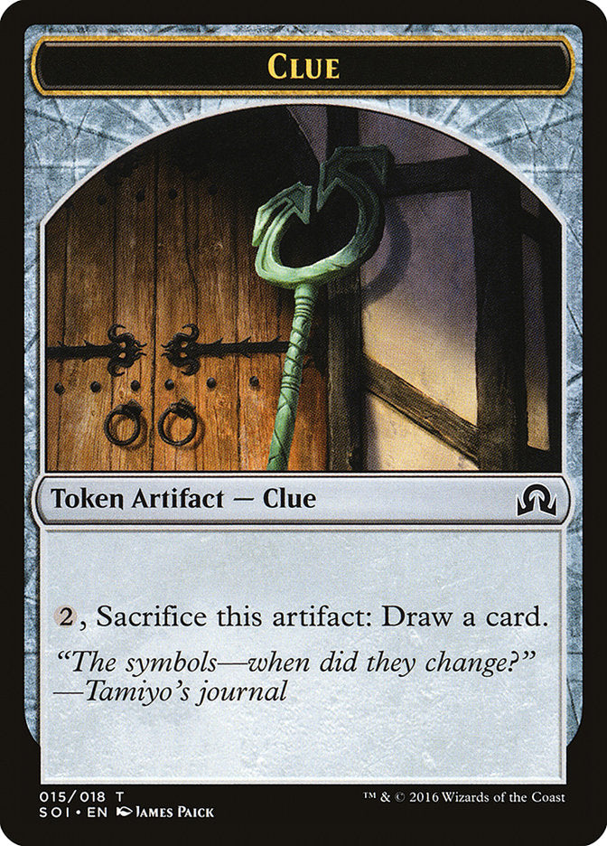 Jeton Indices (015/018) [Jetons Les ombres sur Innistrad]