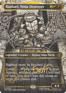 Raphael, Ninja Destroyer (Borderless) (Gold-Stamped Signature) [Teenage Mutant Ninja Turtles]
