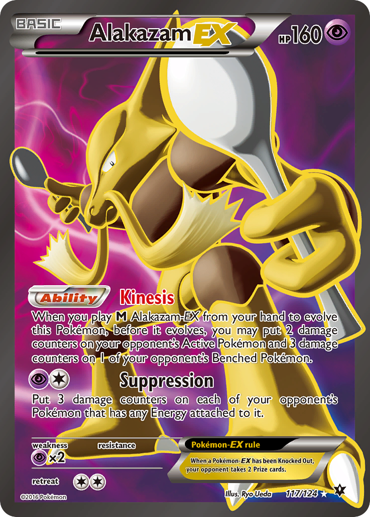 Alakazam EX (117/124) [XY : Impulsion TURBO]
