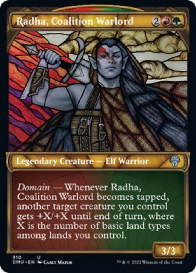 Radha, cheffe de guerre de la Coalition (vitrine) [Dominaria uni]
