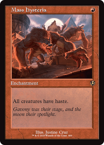 Hystérie collective (Cadre rétro) [Innistrad remasterisé]