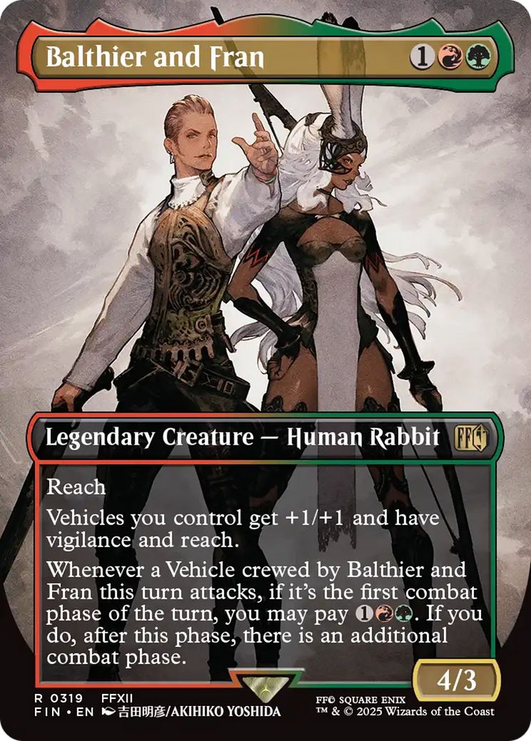 Balthier et Fran (Sans bordure) (0319) [FINAL FANTASY]