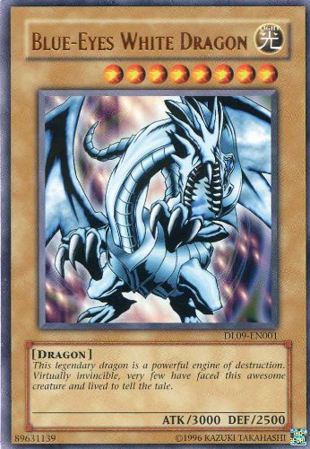 Dragon Blanc aux Yeux Bleus (Bronze) [DL09-EN001] Rare