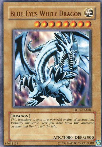 Dragon Blanc aux Yeux Bleus (Bronze) [DL09-EN001] Rare