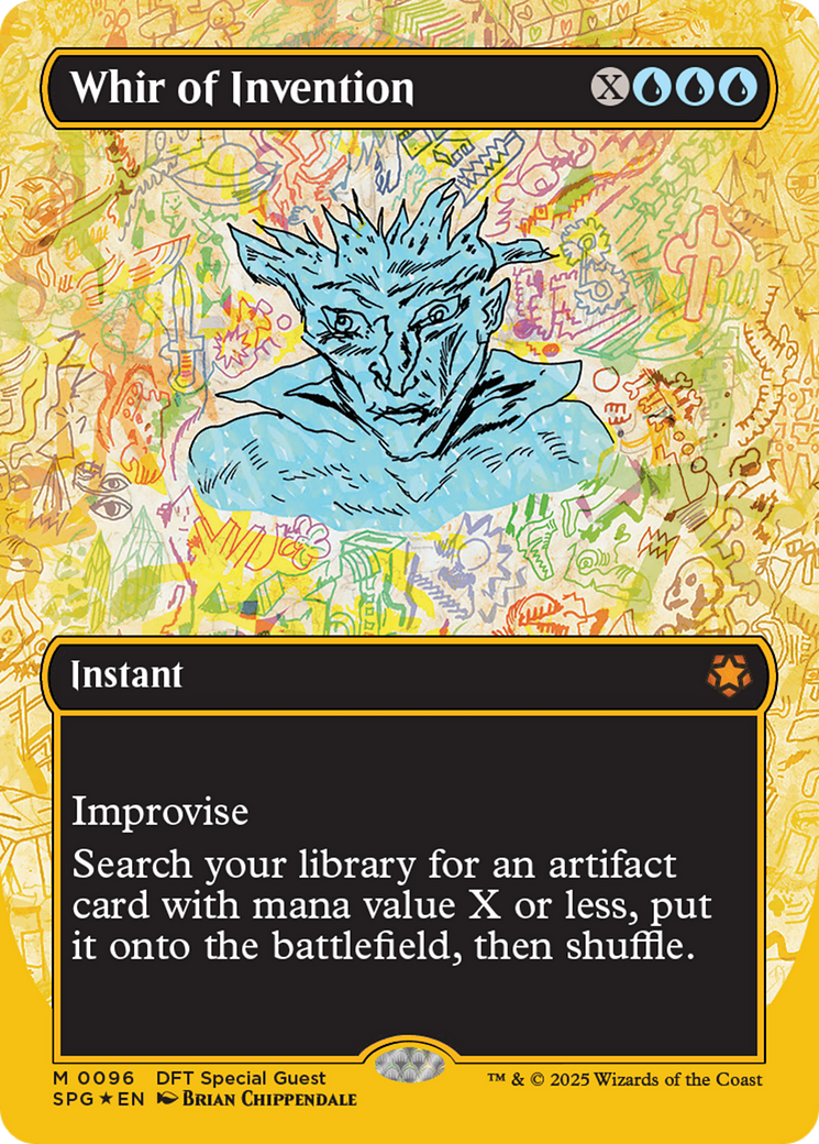 Bourdonnement d'invention (Sans bordure) (Foil 1re place) [Invitations spéciales d'Aetherdrift]
