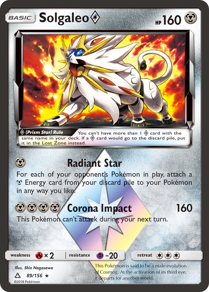 Solgaleo (89/156) (Prisme Étoile) [Soleil et Lune : Ultra-Prisme]