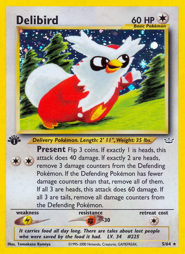 Delibird (5/64) [Neo Revelation 1.ª edición]