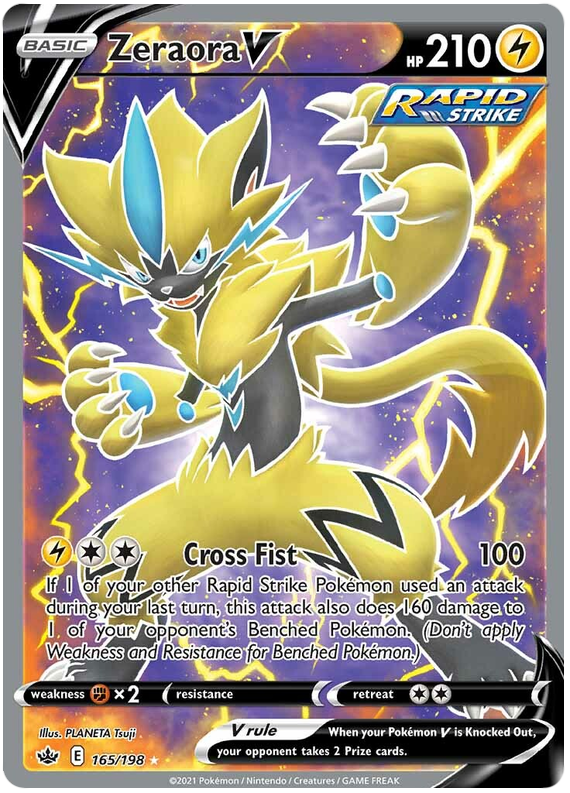 Zeraora V (165/198) [Espada y Escudo: Reinado Helado]