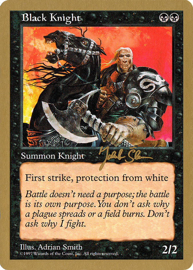 Chevalier noir (Jakub Slemr) [Decks des Championnats du Monde 1997]