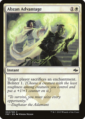 Avantage d'Abzan [Destin reforgé]