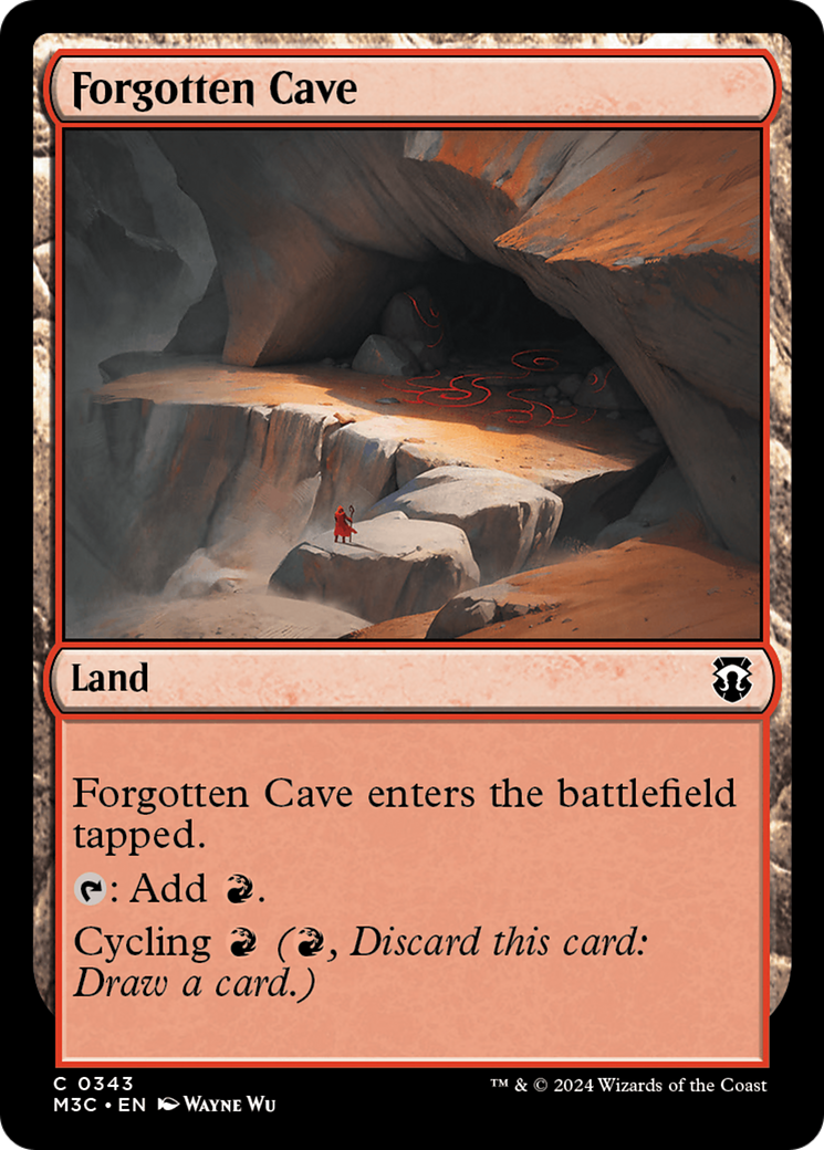 Caverne oubliée (Foil lisse) [Commander Horizons du Modern 3]