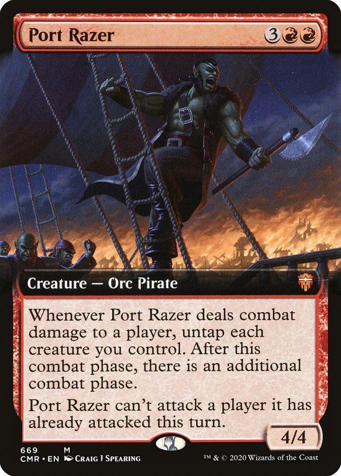 Port Razer (Illustration étendue) [Commander Legends]