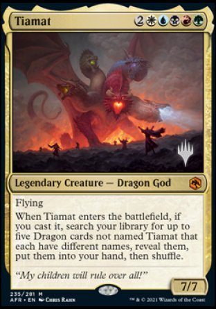 Tiamat (Pack promo) [Donjons & Dragons : Aventures dans les Royaumes Oubliés - Promos]