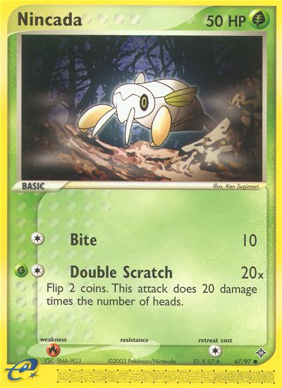 Nincada (67/97) [EX : Dragon]