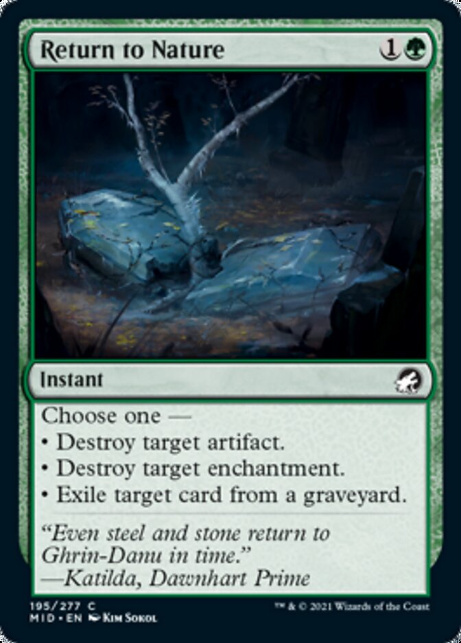 Retour à la nature [Innistrad : Chasse de minuit]