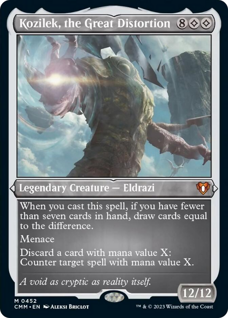 Kozilek, la grande distorsion (gravée à l'acide) [Commander Masters]