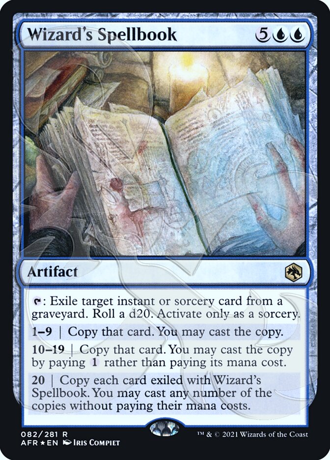 Grimaoire du sorcier (Promo Ampersand) [Dungeons & Dragons: Adventures in the Forgotten Realms Promos]