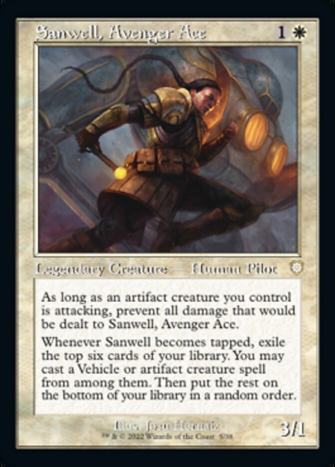 Sanwell, As de l'avant-garde (Rétro) [Commandant Les Frères d'armes]