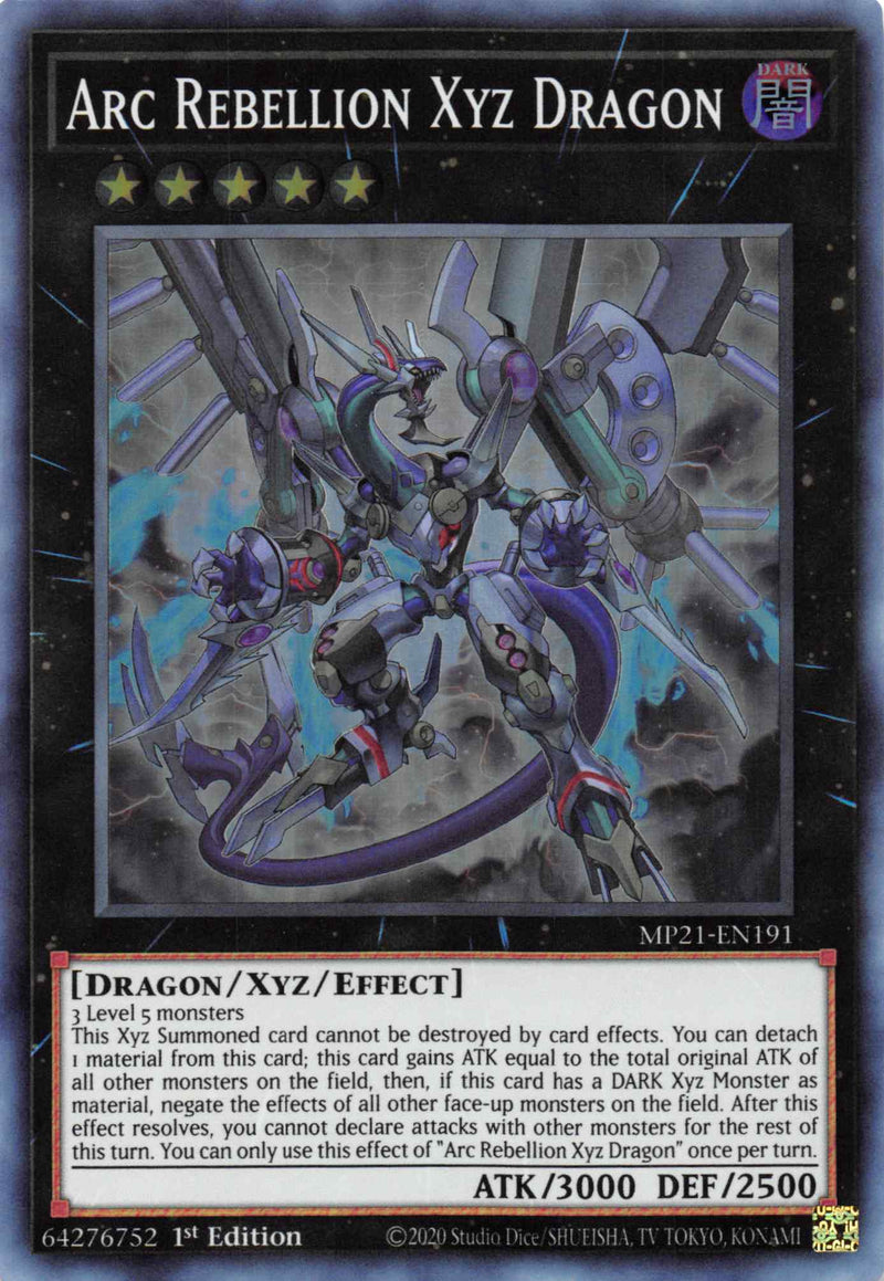Dragon Xyz Rébellion des Ténèbres [MP21-FR191] Super Rare