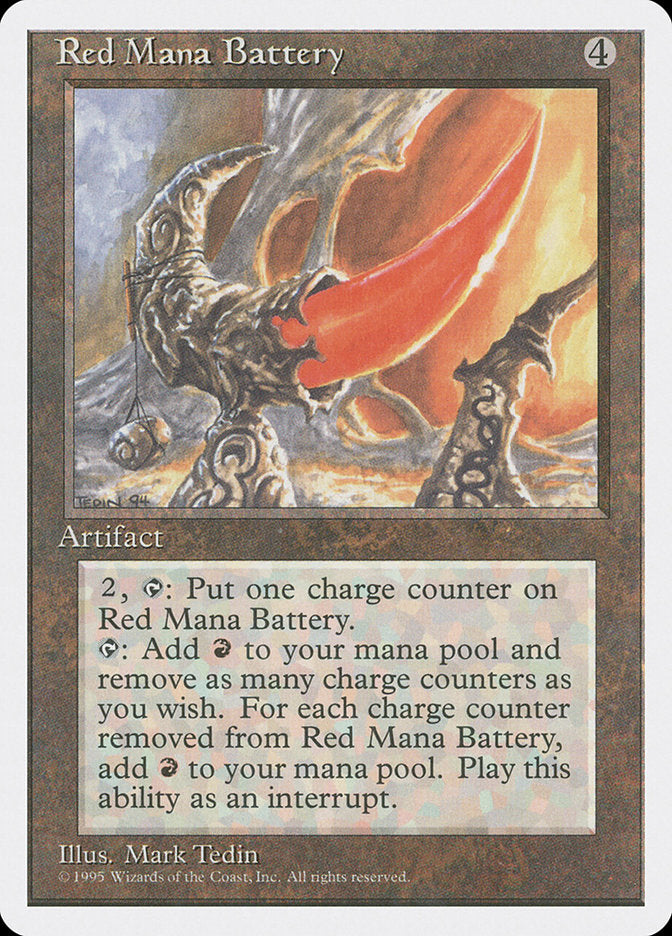 Pile de mana rouge [Quatrième édition]