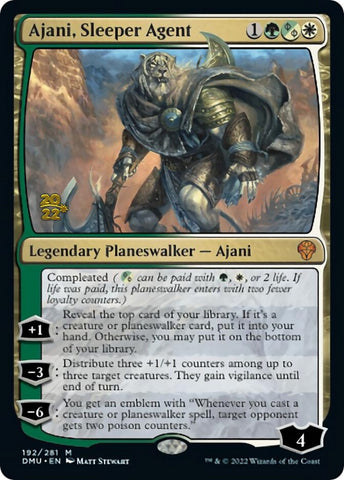 Ajani, agente durmiente [Promos de presentación de Dominaria Unida]