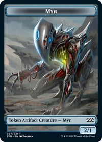 Myr (007) // Jeton de guerrier elfe recto-verso [Jetons Double Masters]