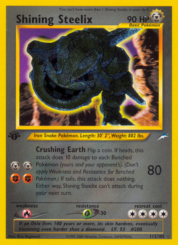 Steelix Brillante (112/105) [Neo Destino 1ª Edición]