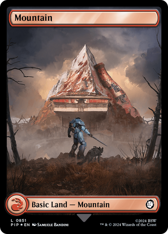 Montaña (0851) (Surge Foil) [Fallout]