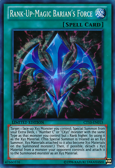 Magie de Rang-Plus Force de Barian [CT10-FR015] Super Rare