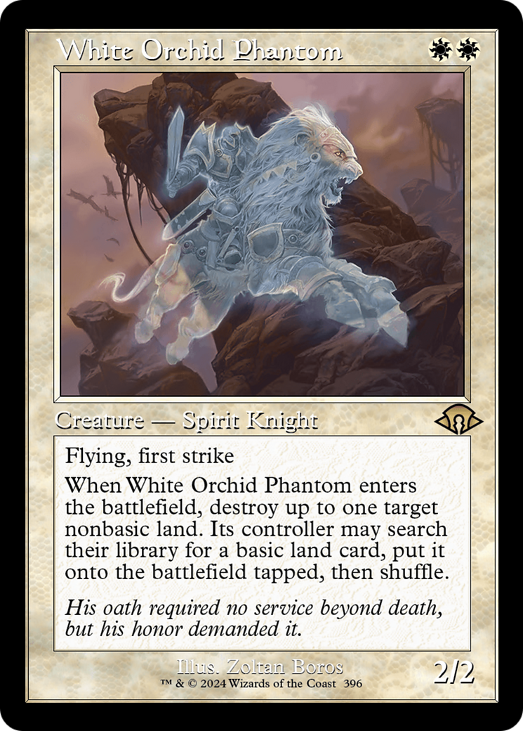 Orchidée blanche fantôme (Rétro) [Modern Horizons 3]