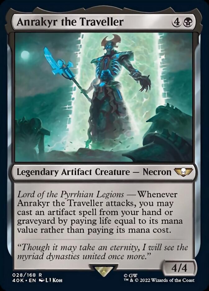Anrakyr le Voyageur (Foil d'accélération) [Warhammer 40,000]