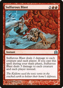 Explosion sulfureuse [Commander 2011]