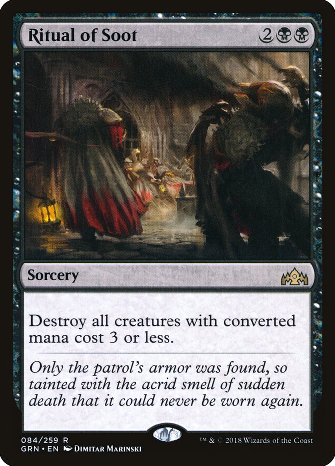 Rituel de suie [Guildes de Ravnica]