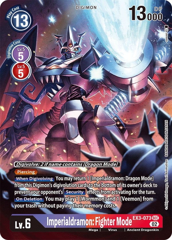 Imperialdramon: Modo Guerrero [EX3-073] (Arte Alternativo) [Rugido Dracónico]