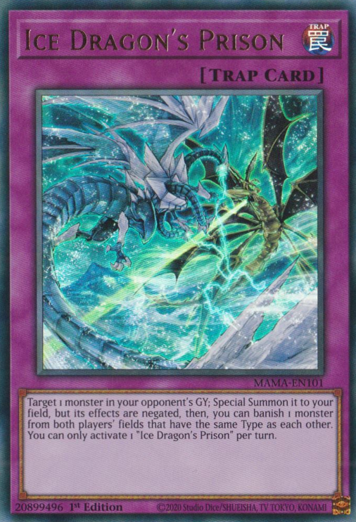 Prisión del Dragón de Hielo [MAMA-ES101] Ultra Rara