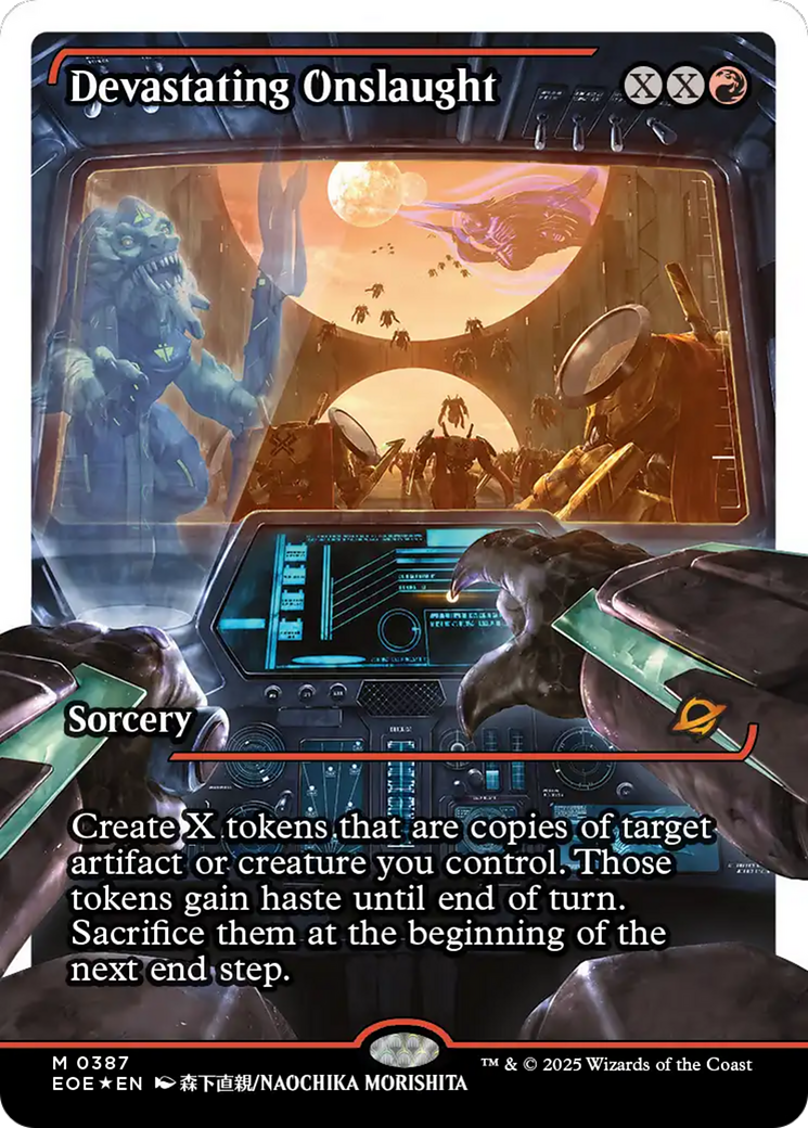 Assaut Dévastateur (0387) (Showcase) (Fracture Foil) [Edge of Eternities]