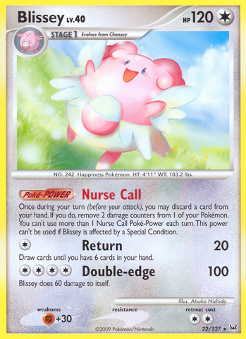 Blissey (22/127) [Platino: Set Básico]
