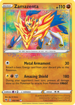 Zamazenta (102/185) [Épée et Bouclier : Voltage Éclatant]