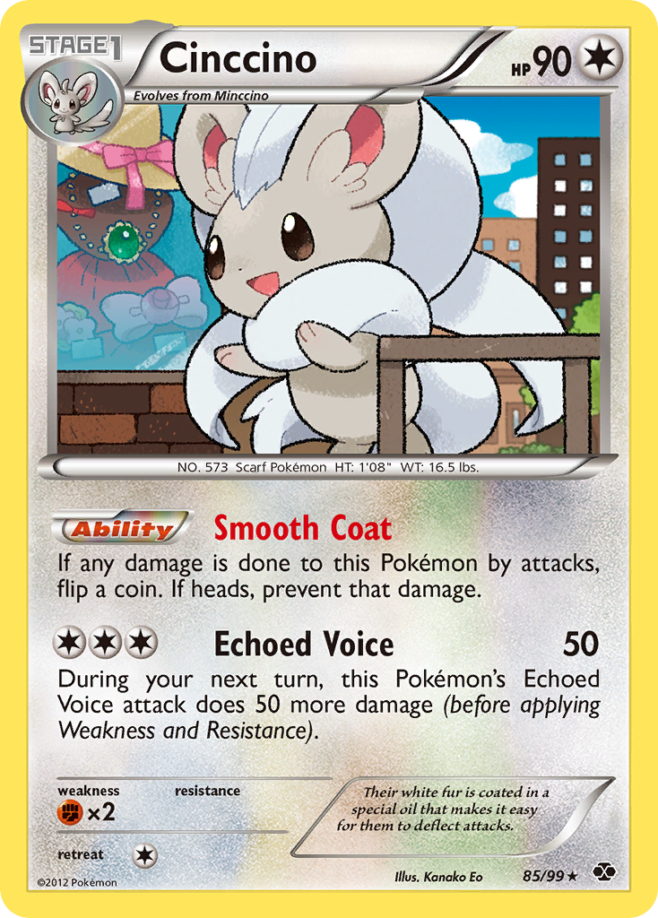 Cinccino (85/99) [Noir & Blanc : Destinées Futures]