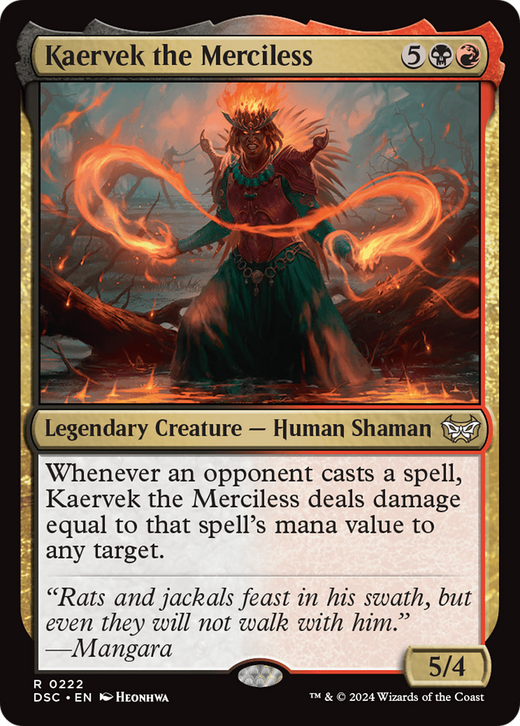 Kaervek l'Impitoyable [Duskmourn : Commandeur horrifique]