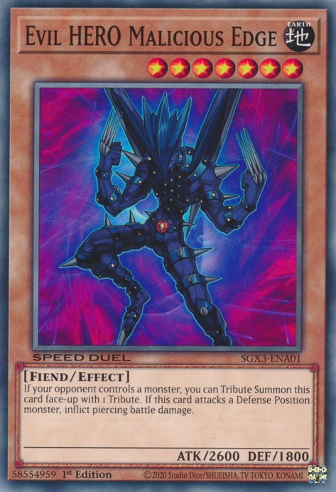 HÉROE Maligno Malicious Edge [SGX3-ENA01] Común