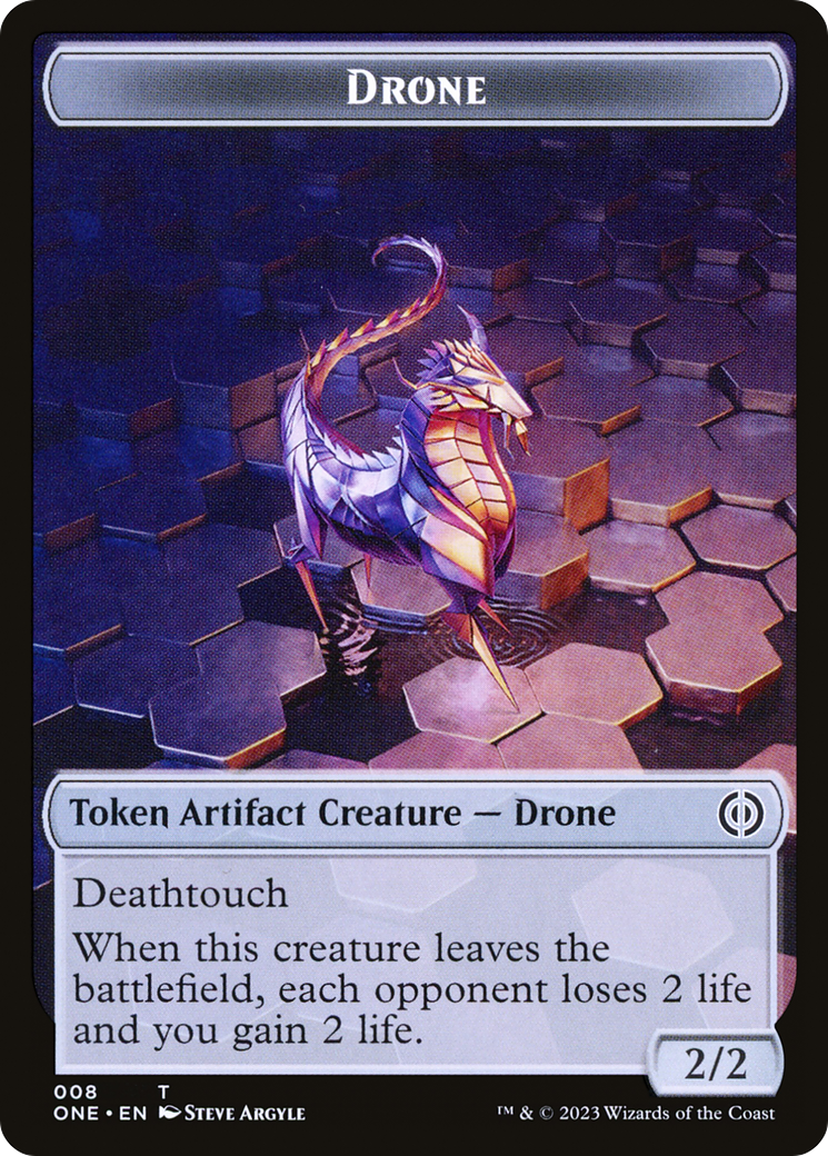 Gobelin Phyrexian // Drone Jeton recto-verso [Phyrexia: Tout s'unit Jetons]