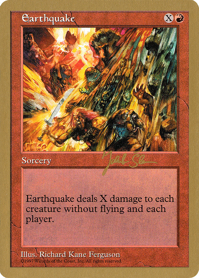 Tremblement de terre (Jakub Slemr) [Decks des Championnats du Monde 1997]