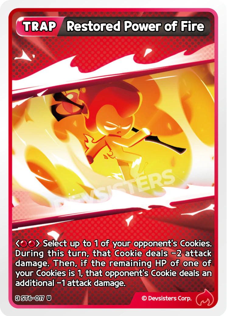 Image for Restored Power of Fire (ST6-017) (ST6) - CookieRun: Braverse TCG