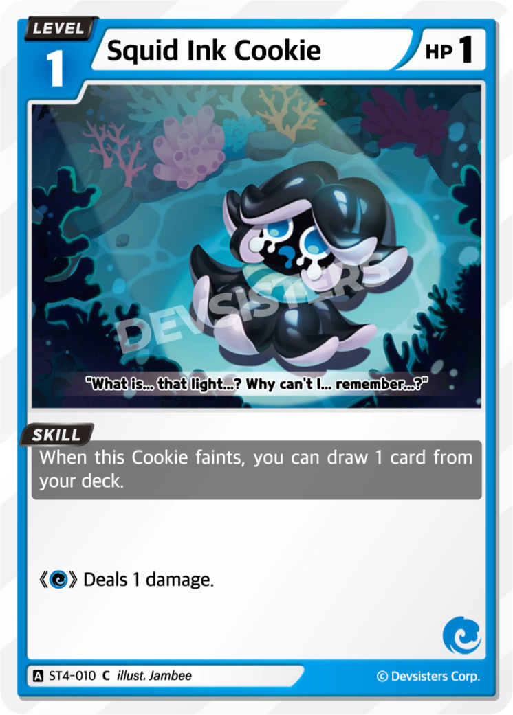 Image for Squid Ink Cookie (ST4-010) (ST4) - CookieRun: Braverse TCG